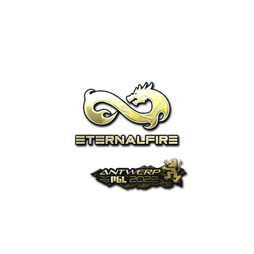 Sticker | Eternal Fire (Gold) | Antwerp 2022 image 360x360