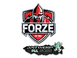 Sticker | forZe eSports (scintillant) | Anvers 2022