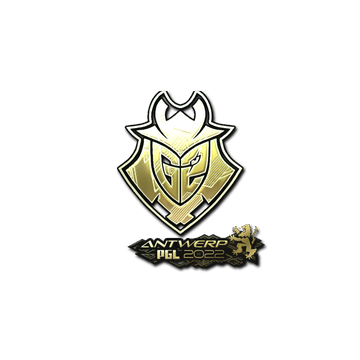 Sticker | G2 Esports (Gold) | Antwerp 2022 image 360x360