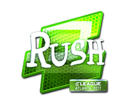 Стикер | RUSH (ламиниран) | Atlanta 2017