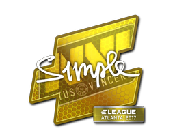 Samolepka | s1mple | Atlanta 2017