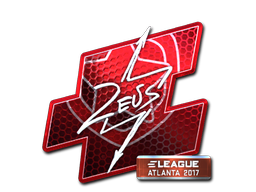 Klistermärke | Zeus (Foil) | Atlanta 2017