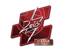 Klistermärke | Zeus | Atlanta 2017