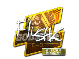 Klistermärke | flusha (Foil) | Atlanta 2017