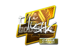 Sticker | flusha (Foil) | Atlanta 2017