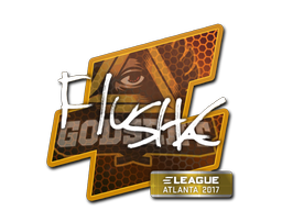 Klistermärke | flusha | Atlanta 2017