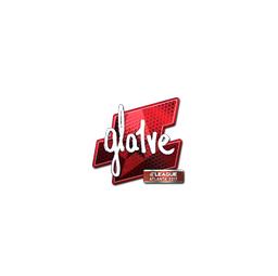 Sticker | gla1ve (Foil) | Atlanta 2017