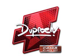 Наклейка | dupreeh (металлическая) | Атланта 2017
