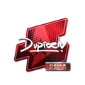 Sticker | dupreeh (Foil) | Atlanta 2017 image 120x120