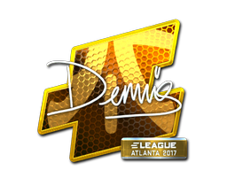 Adesivo | dennis (Brilhante) | Atlanta 2017