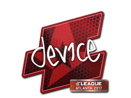 Klistermærke | device | Atlanta 2017