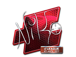 Aufkleber | NiKo (Glanz) | Atlanta 2017