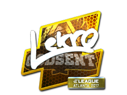 Стикер | Lekr0 (ламиниран) | Atlanta 2017