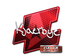 Klistermærke | Kjaerbye (Folie) | Atlanta 2017