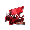 Sticker | Kjaerbye (Foil) | Atlanta 2017 image 120x120