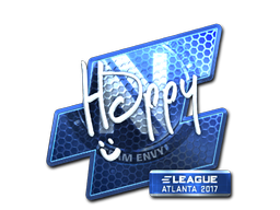 Klistermärke | Happy (Foil) | Atlanta 2017