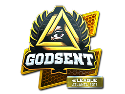 Aufkleber | GODSENT (Glanz) | Atlanta 2017