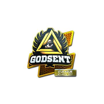 Sticker | GODSENT (Foil) | Atlanta 2017 image 360x360