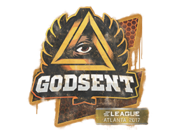 Verzegelde graffiti | GODSENT | Atlanta 2017