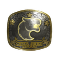 Sticker | FURIA (Gold) | Austin 2025 image 120x120