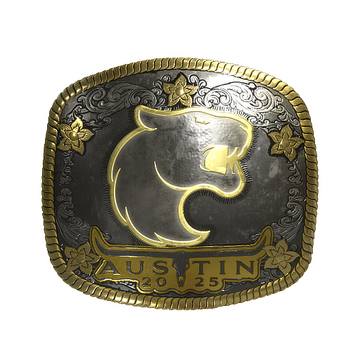Sticker | FURIA (Gold) | Austin 2025 image 360x360