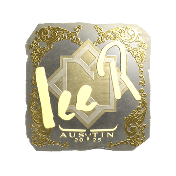 Sticker | 1eeR (Gold) | Austin 2025 image 360x360