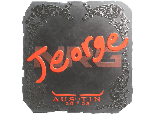 스티커 | jeorge (Foil) | Austin 2025