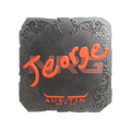 Sticker | jeorge (Foil) | Austin 2025 image 120x120