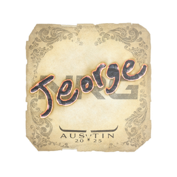 Sticker | jeorge | Austin 2025 image 360x360