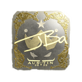 Sticker | JBa (Gold) | Austin 2025 image 120x120