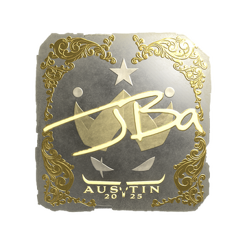 Sticker | JBa (Gold) | Austin 2025 image 360x360