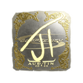 Sticker | JT (Gold) | Austin 2025 image 120x120