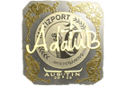 Sticker | adamb (Gold) | Austin 2025
