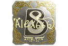 Sticker | alex666 (Gold) | Austin 2025
