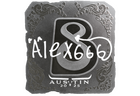Sticker | alex666 (Foil) | Austin 2025