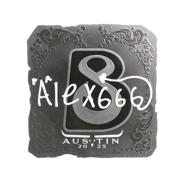 Sticker | alex666 (Foil) | Austin 2025 image 360x360