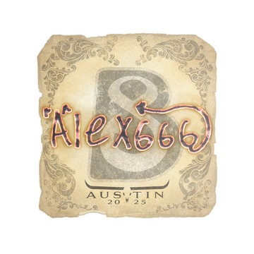 Sticker | alex666 | Austin 2025 image 360x360