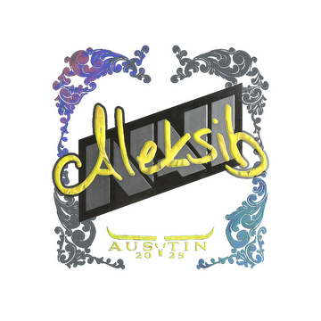Sticker | Aleksib (Holo) | Austin 2025 image 360x360