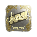 Sticker | Aleksib (Gold) | Austin 2025 image 120x120