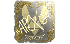 Sticker | apEX (Gold) | Austin 2025
