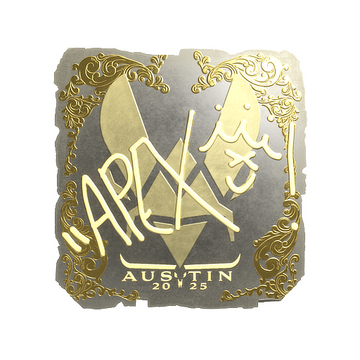 Sticker | apEX (Gold) | Austin 2025 image 360x360