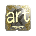 Sticker | arT (Gold) | Austin 2025 image 120x120
