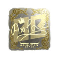 Sticker | Ax1Le (Gold) | Austin 2025 image 120x120