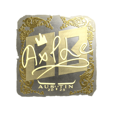 Sticker | Ax1Le (Gold) | Austin 2025 image 360x360