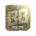 Sticker | Boombl4 (Gold) | Austin 2025 image 120x120