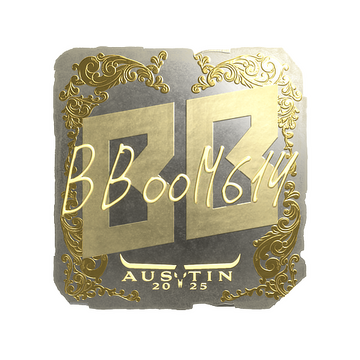 Sticker | Boombl4 (Gold) | Austin 2025 image 360x360