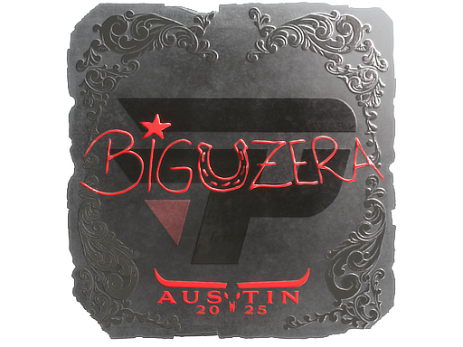 สติกเกอร์ | biguzera (Foil) | Austin 2025