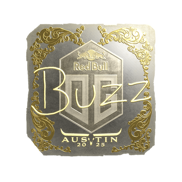 Sticker | Buzz (Gold) | Austin 2025 image 360x360