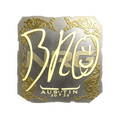 Sticker | br0 (Gold) | Austin 2025 image 120x120