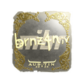 Sticker | brnz4n (Gold) | Austin 2025 image 120x120